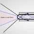 Polymer optical fiber with large numerical aperture